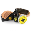 Beard Grooming Kit With Beard oil, Beard Brush And Comb Set For Men's Grooming Private Label